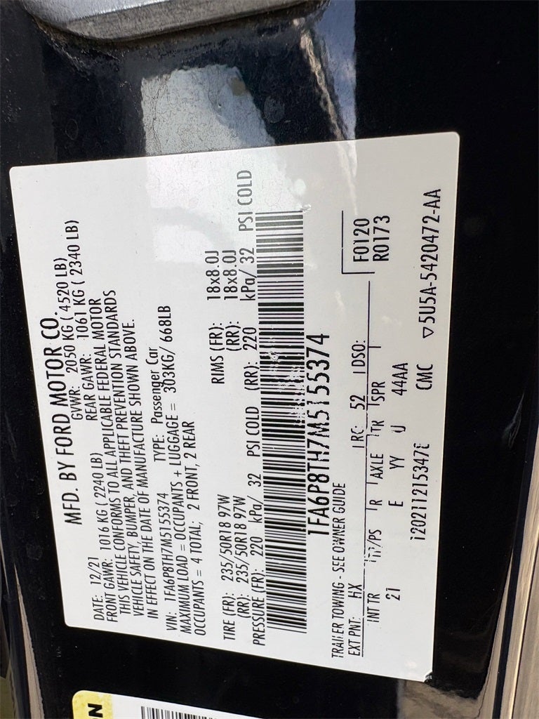 2021 Ford Mustang EcoBoost