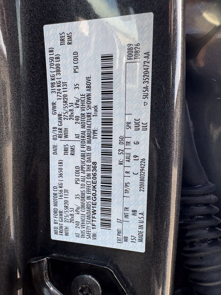 2018 Ford F-150 Lariat