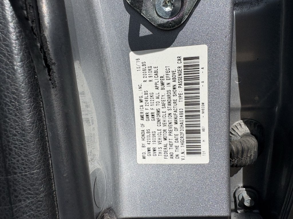 2017 Honda Accord LX