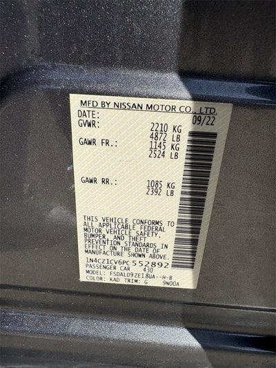 2023 Nissan Leaf SV Plus