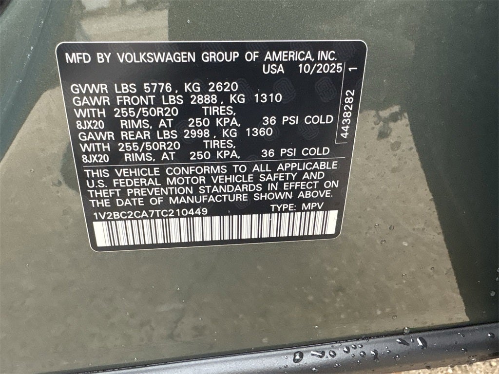 2026 Volkswagen Atlas Cross Sport 2.0T SEL