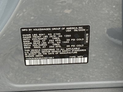 2027 Volkswagen Atlas 2.0T SEL