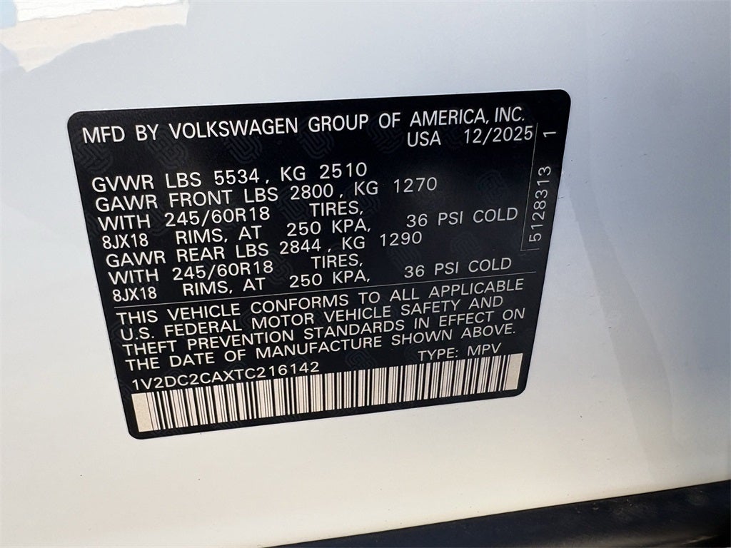 2026 Volkswagen Atlas Cross Sport 2.0T SE