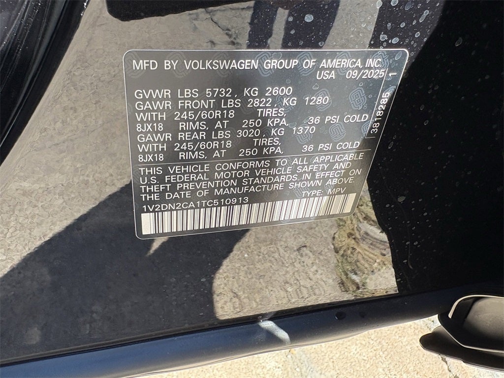 2026 Volkswagen Atlas 2.0T SE