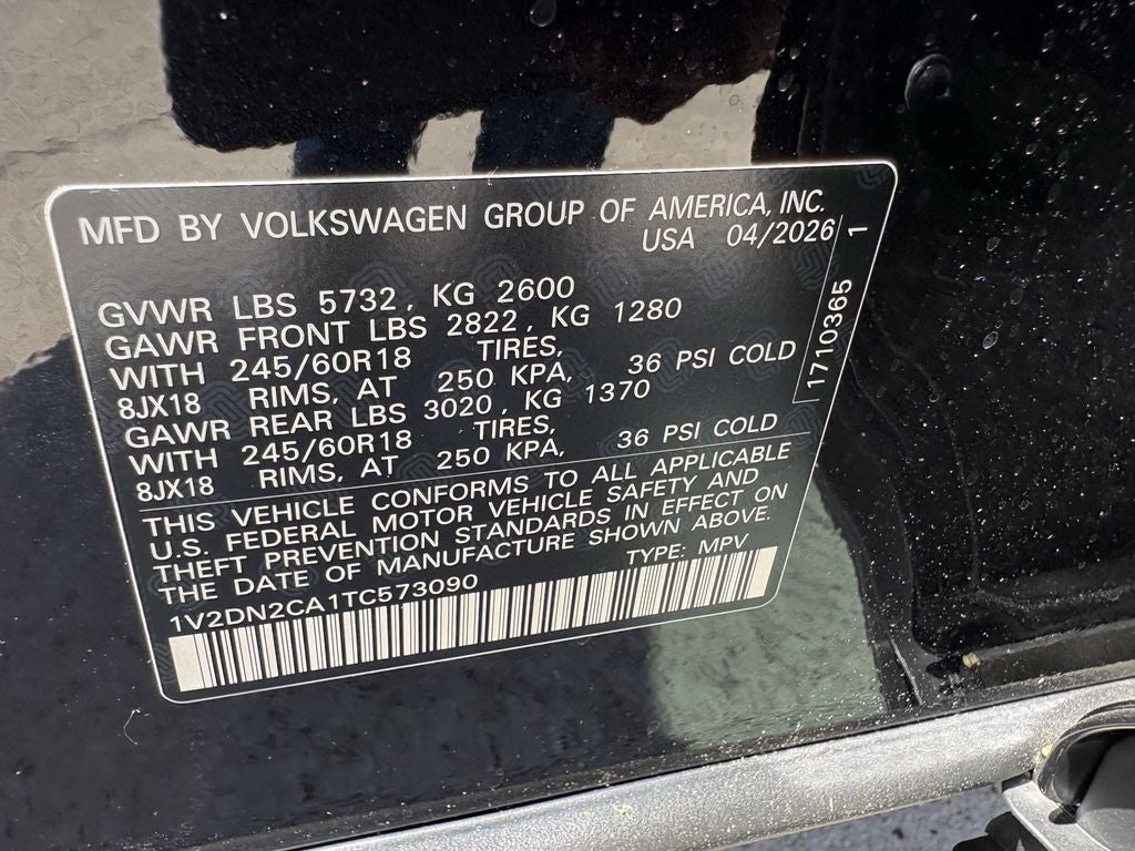2026 Volkswagen Atlas 2.0T SE