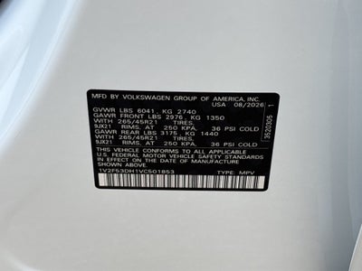 2027 Volkswagen Atlas 2.0T SEL