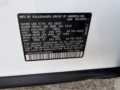 2026 Volkswagen Atlas Cross Sport 2.0T SEL Premium R-Line