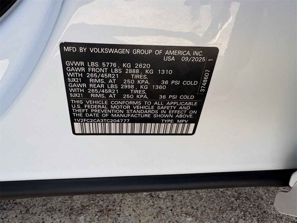 2026 Volkswagen Atlas Cross Sport 2.0T SEL Premium R-Line