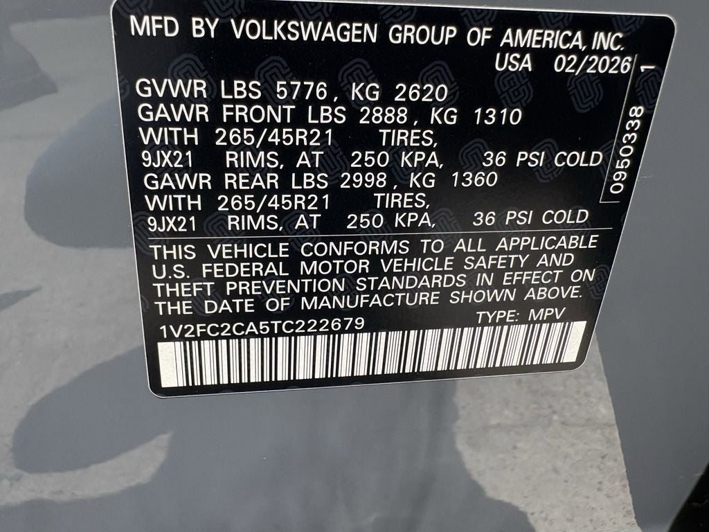 2026 Volkswagen Atlas Cross Sport 2.0T SEL Premium R-Line