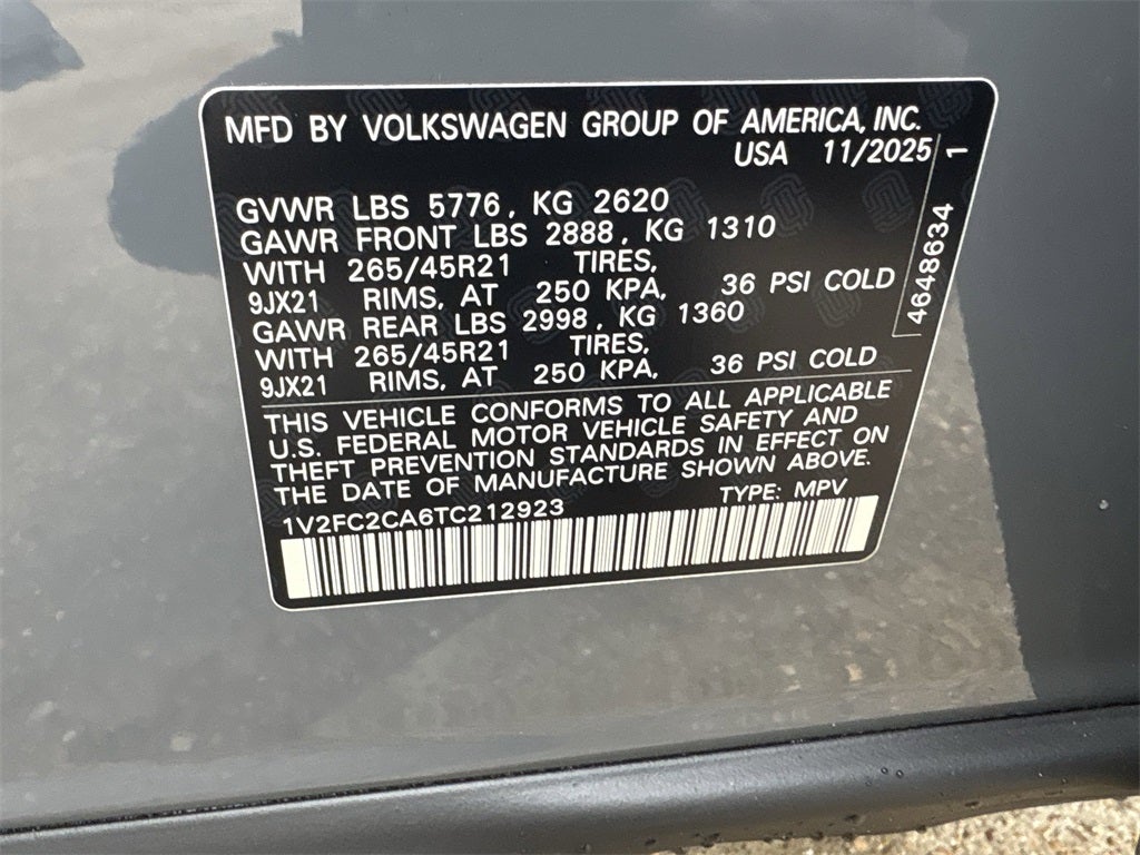 2026 Volkswagen Atlas Cross Sport 2.0T SEL Premium R-Line