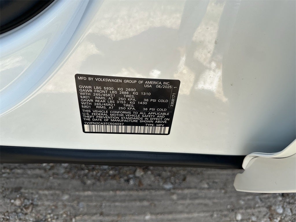 2026 Volkswagen Atlas 2.0T SEL Premium R-Line