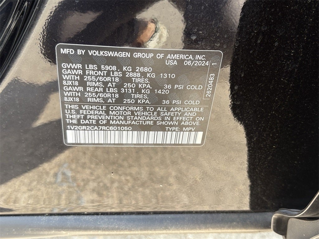 2024 Volkswagen Atlas 2.0T Peak Edition SEL