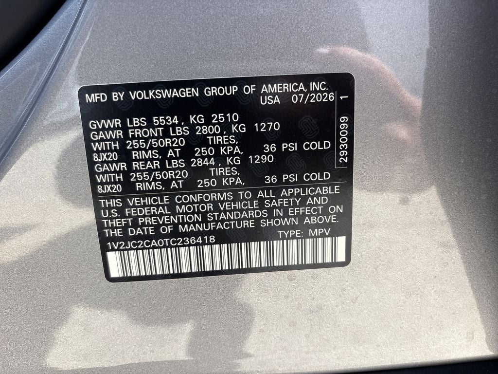 2026 Volkswagen Atlas Cross Sport 2.0T SE W/TECHNOLOGY
