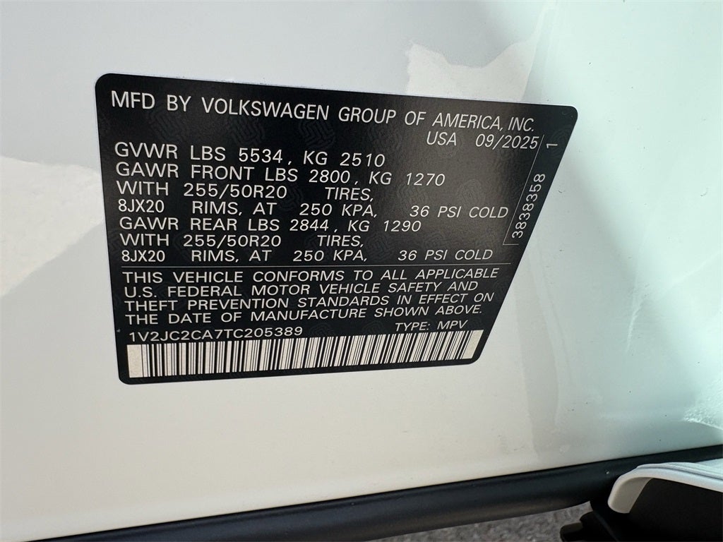 2026 Volkswagen Atlas Cross Sport 2.0T SE W/TECHNOLOGY