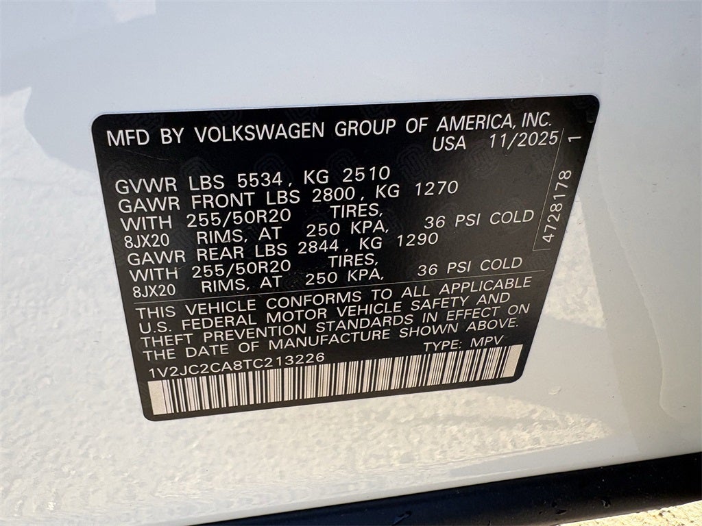 2026 Volkswagen Atlas Cross Sport 2.0T SE W/TECHNOLOGY