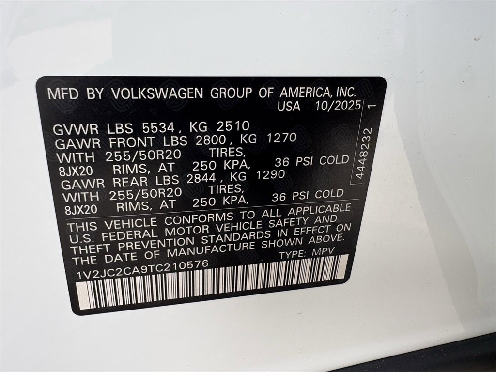 2026 Volkswagen Atlas Cross Sport 2.0T SE W/TECHNOLOGY