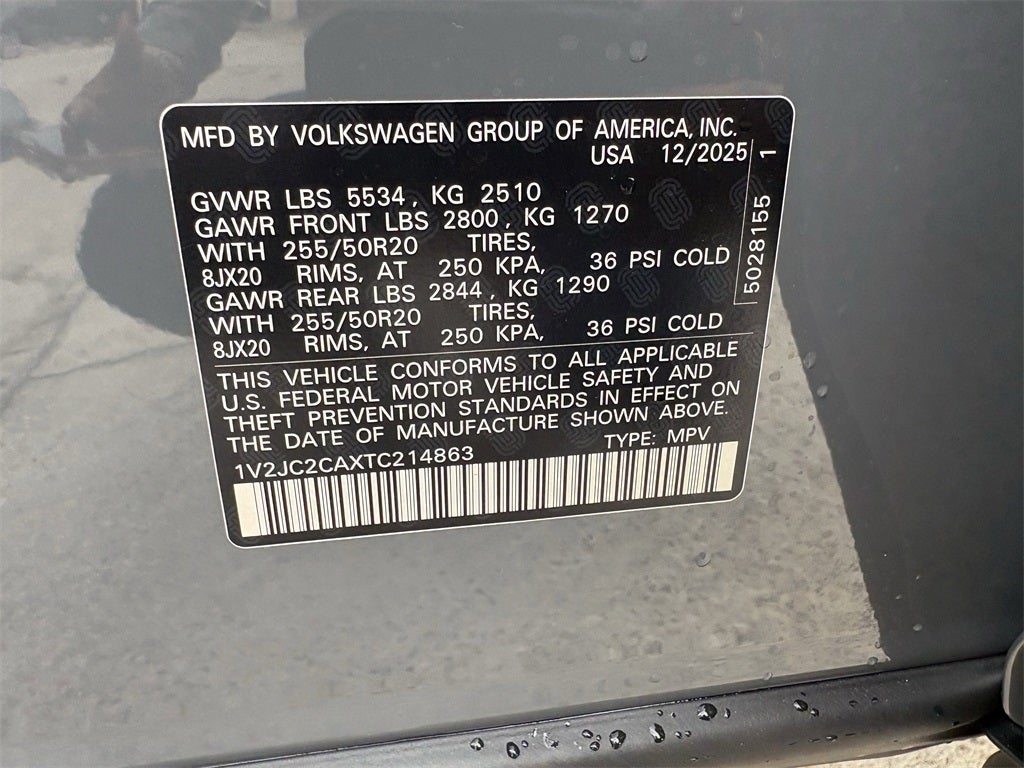 2026 Volkswagen Atlas Cross Sport 2.0T SE W/TECHNOLOGY