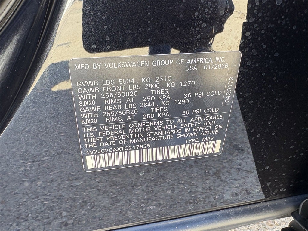 2026 Volkswagen Atlas Cross Sport 2.0T SE W/TECHNOLOGY