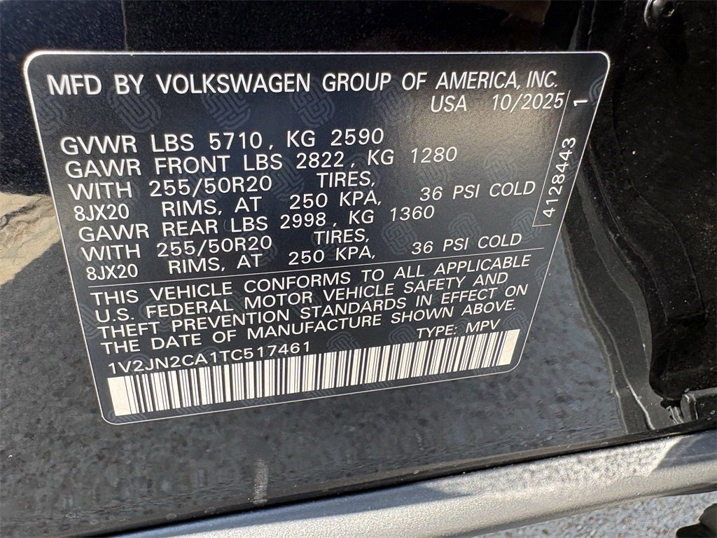 2026 Volkswagen Atlas 2.0T SE W/TECHNOLOGY