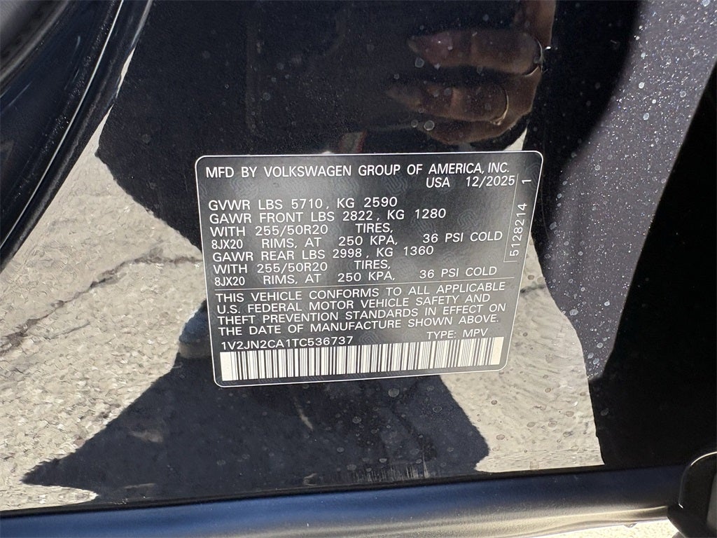 2026 Volkswagen Atlas 2.0T SE W/TECHNOLOGY