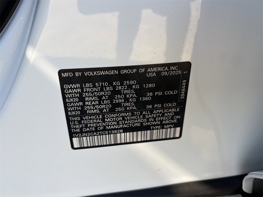 2026 Volkswagen Atlas 2.0T SE W/TECHNOLOGY