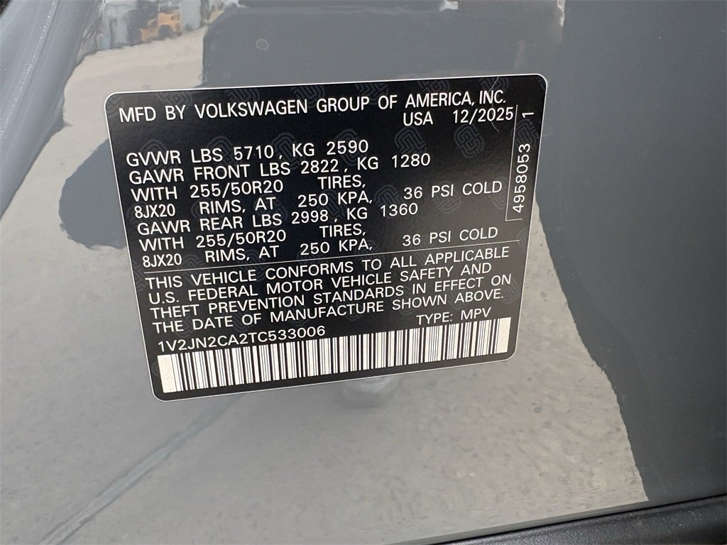 2026 Volkswagen Atlas 2.0T SE W/TECHNOLOGY