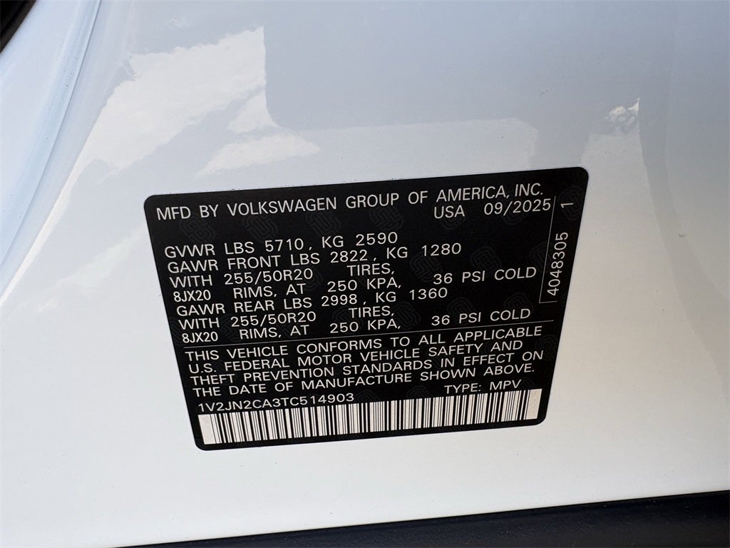 2026 Volkswagen Atlas 2.0T SE W/TECHNOLOGY