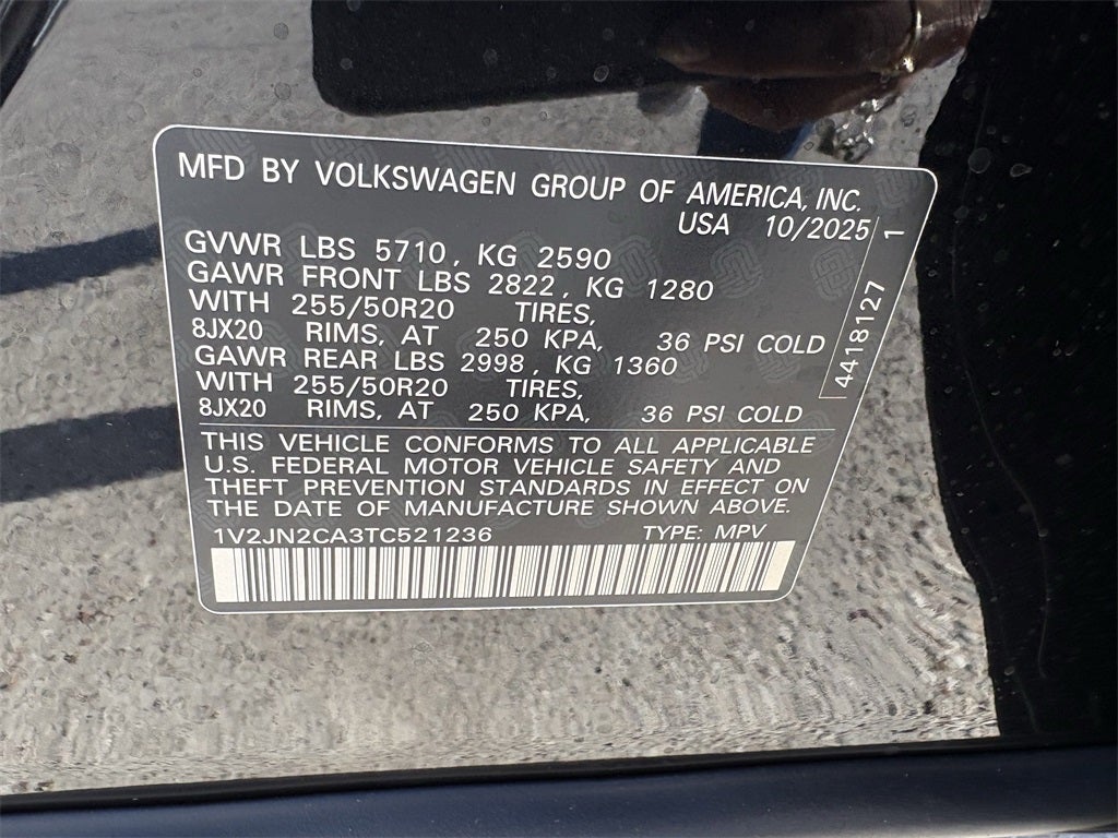 2026 Volkswagen Atlas 2.0T SE W/TECHNOLOGY