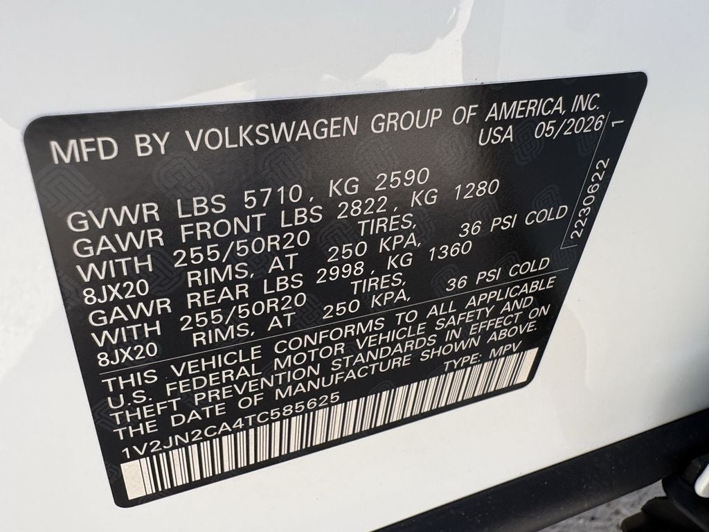 2026 Volkswagen Atlas 2.0T SE W/TECHNOLOGY
