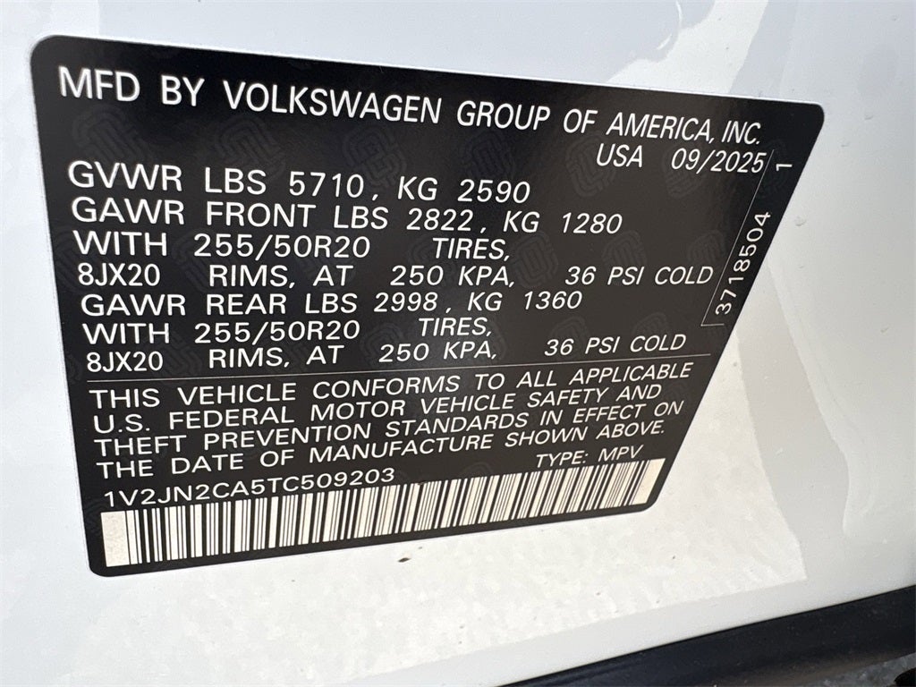 2026 Volkswagen Atlas 2.0T SE w/ Technology