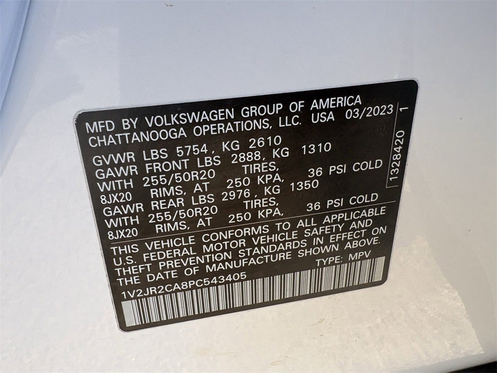 2023 Volkswagen Atlas 3.6L V6 SE w/Technology