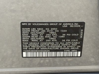 2027 Volkswagen Atlas SE w/Technology