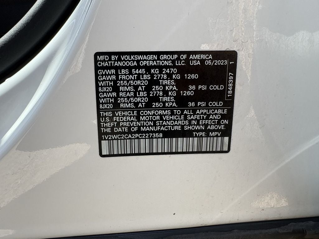 2023 Volkswagen Atlas Cross Sport 2.0T SE w/Technology