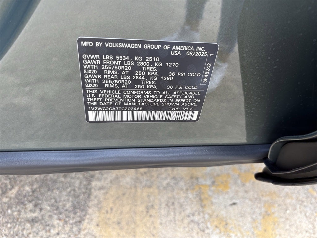 2026 Volkswagen Atlas Cross Sport 2.0T SE w/Technology