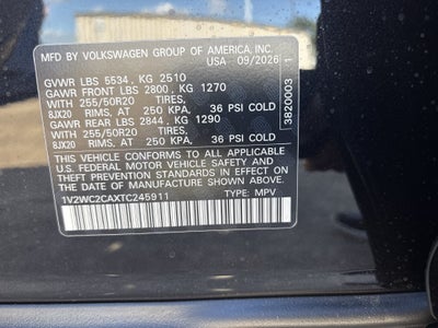 2026 Volkswagen Atlas Cross Sport SE w/Technology