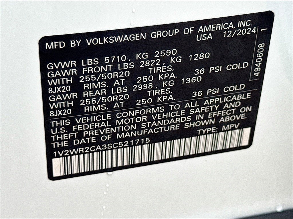 2025 Volkswagen Atlas 2.0T SE w/ Technology