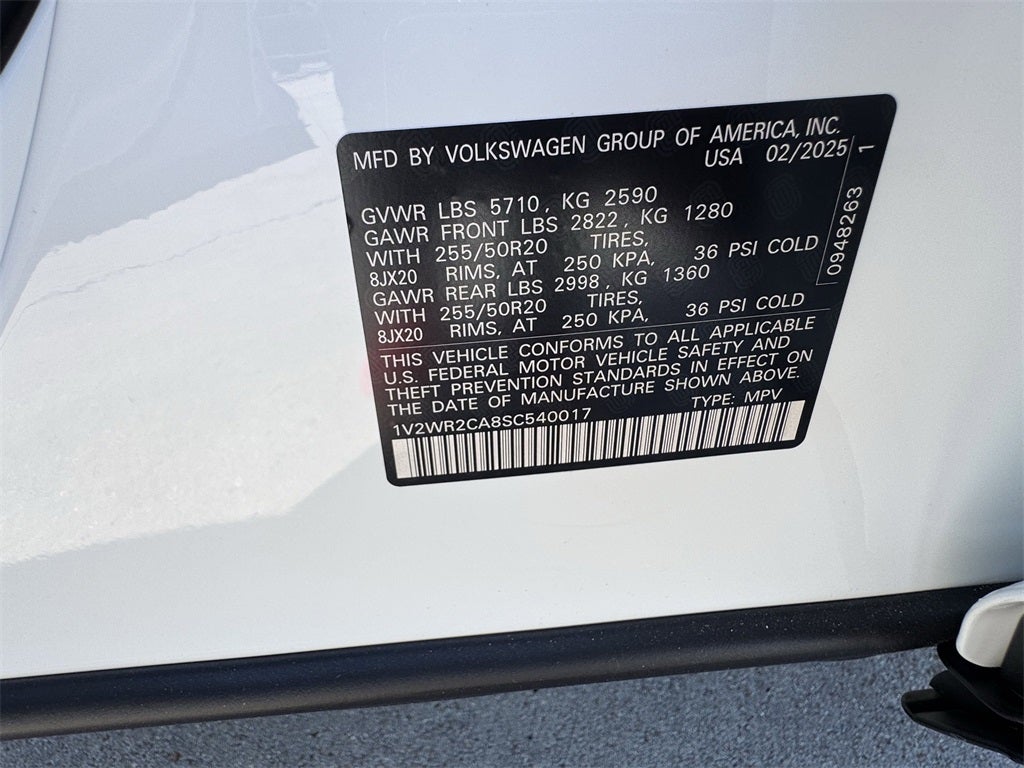 2025 Volkswagen Atlas 2.0T SE w/ Technology