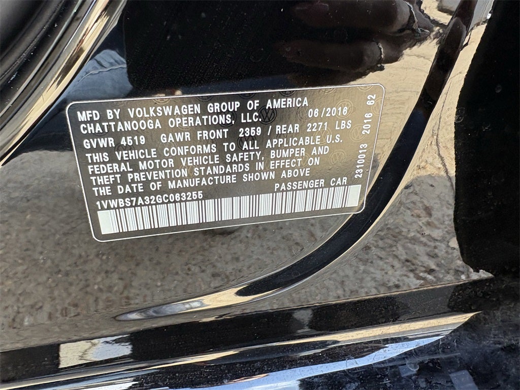 2016 Volkswagen Passat 1.8T SE