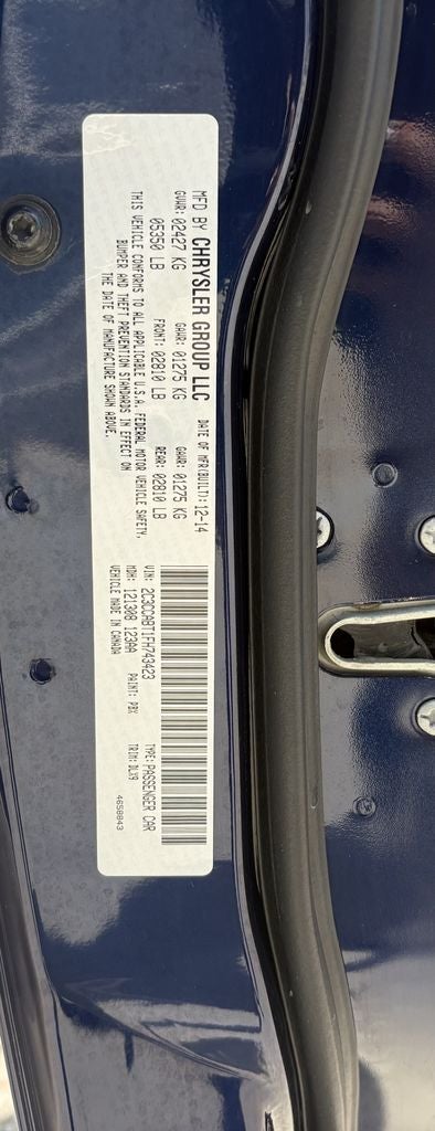 2015 Chrysler 300 S