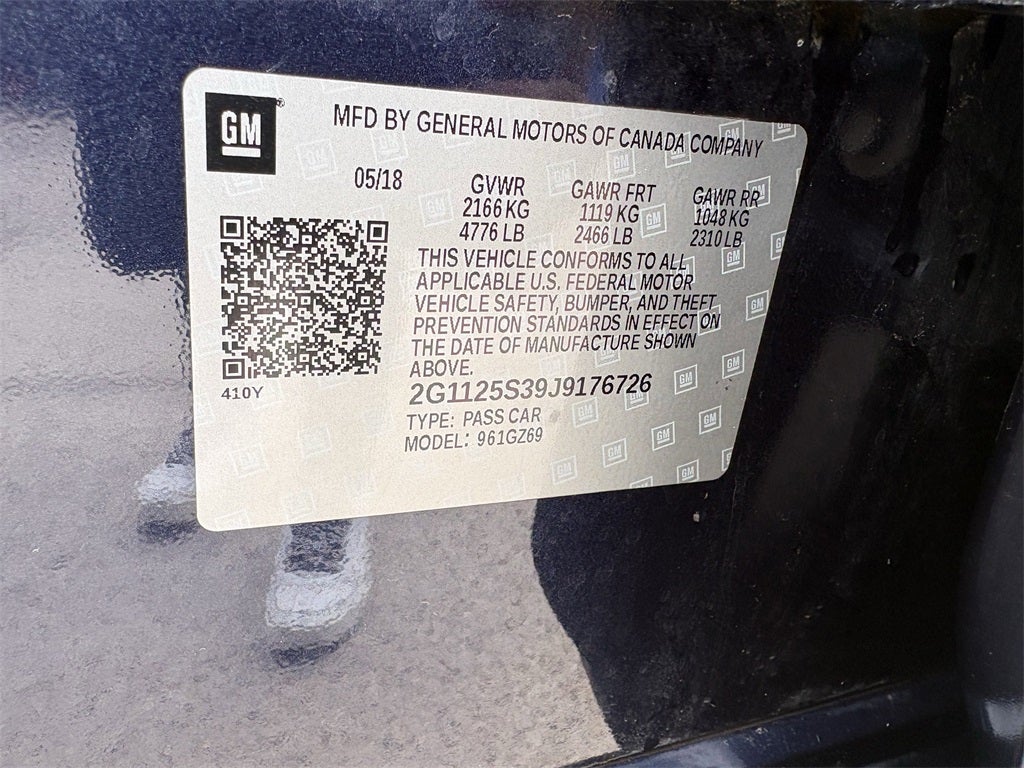 2018 Chevrolet Impala Premier 2LZ