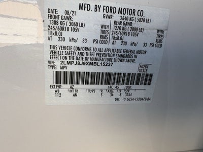 2021 Lincoln Nautilus Standard