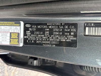 2019 Kia Forte FE