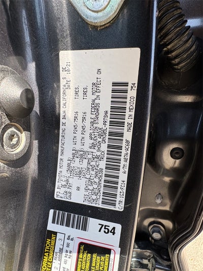 2022 Toyota Tacoma SR5 V6