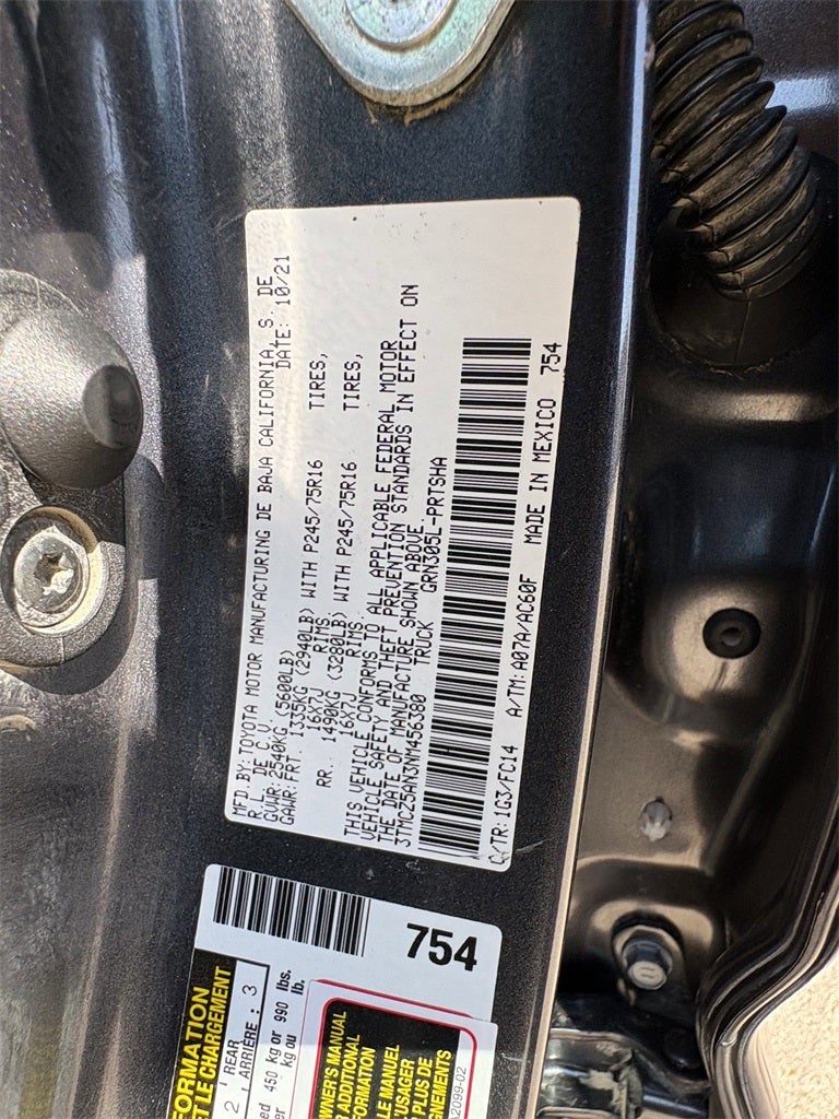 2022 Toyota Tacoma SR5 V6