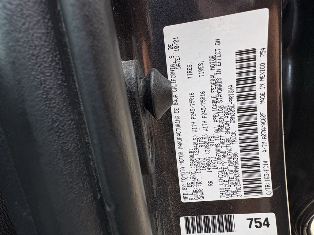 2022 Toyota Tacoma SR5 V6