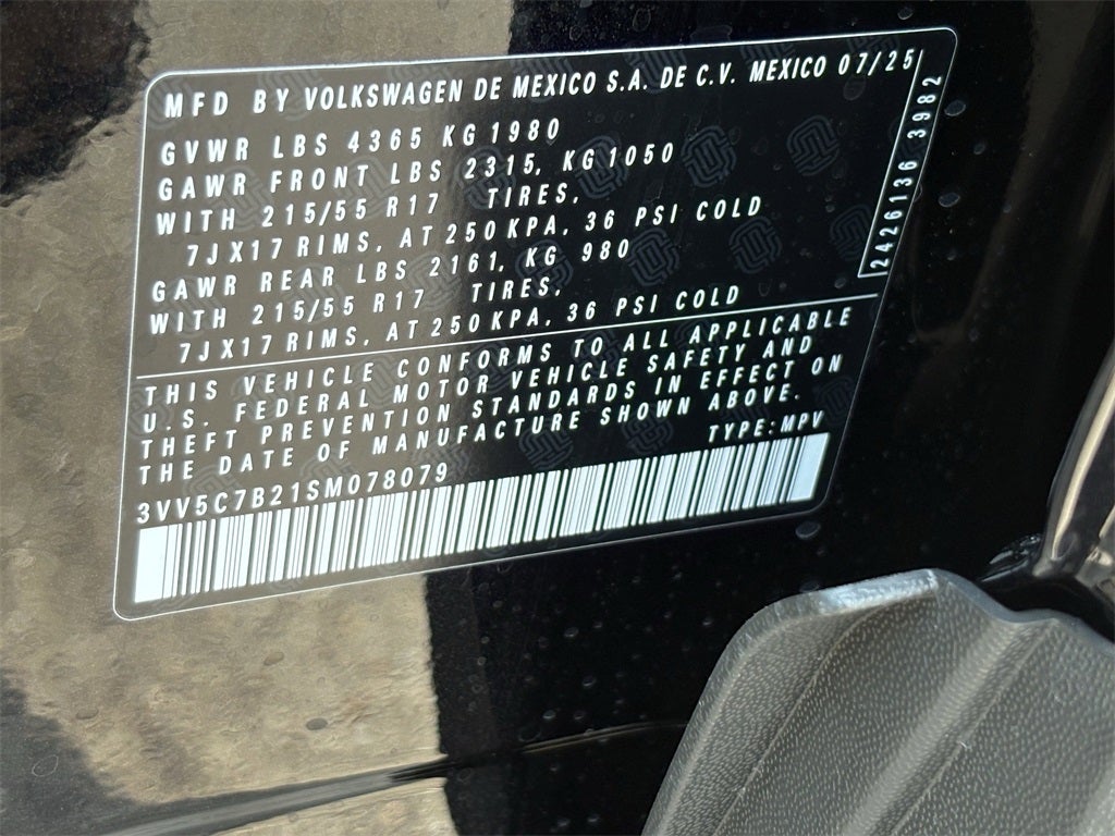 2025 Volkswagen Taos 1.5T S