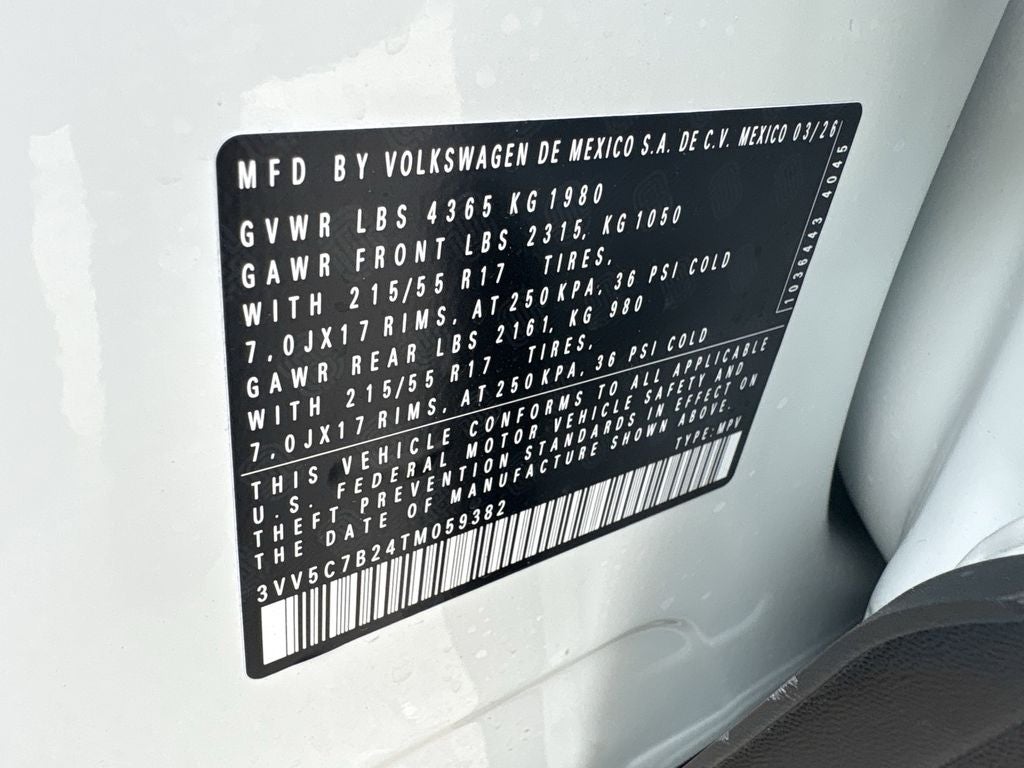 2026 Volkswagen Taos 1.5T S