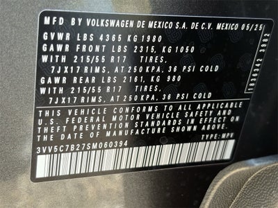 2025 Volkswagen Taos 1.5T S