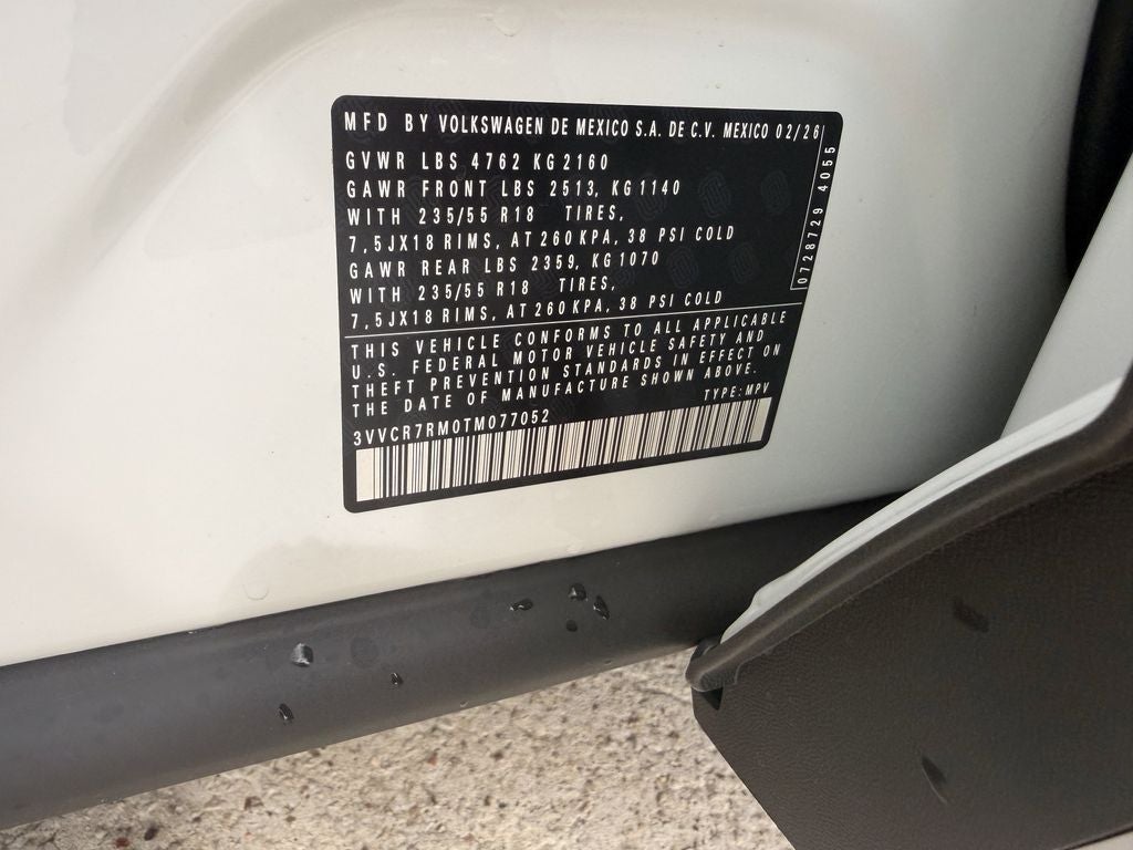 2026 Volkswagen Tiguan 2.0T S