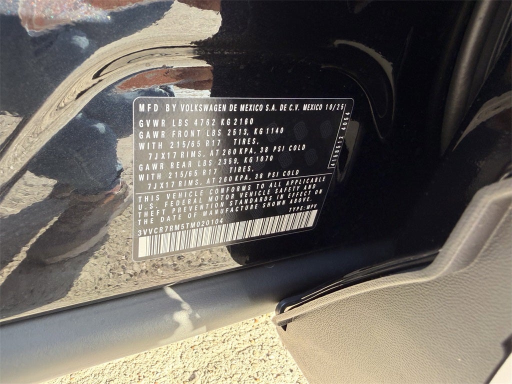 2026 Volkswagen Tiguan 2.0T S